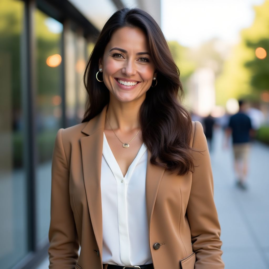 Retrato de Laura Domínguez, cliente satisfecha